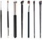 7 Stück Eyeliner Pinsel Set, Lidschatten Pinsel, Pinsel Abgewinkelter Dünn, Professioneller Augenbrauen Pinsel Präzise Make Up Eyebrow Brush für Eyeliner Augenbrauen Kosmeti Anfänger eyeliner pinsel