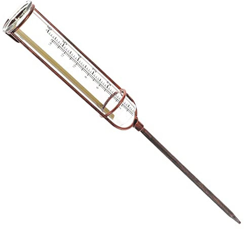 Milisten Garten Regenmesser Mit Metallspieß Frostsicheres Niederschlagsmessgerät Für Präzise Messung Im Freien Installieren Und Lesbare Für Gartenliebhaber