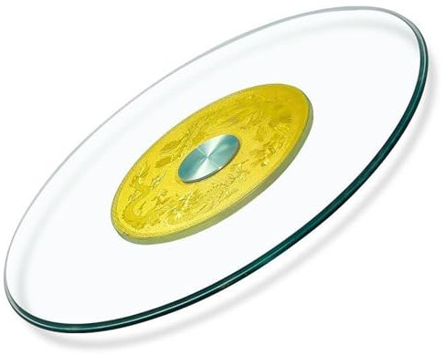 50-110cm Grande Plateau tournant Assiette De Service pour Table À Manger, Plaque de Service Ronde rotative à 360°, Silencieux 360° Rotation Lazy Susan pour la Cuisine à Domicile(80cm/31inch)