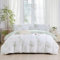 SAPHREAS Tropical Green Duvet Cover Set 100% Cotton Double Size, Botanical Leaves Bedding Comforter Cover Set with Zipper Closure, 1 Cotton Duvet Cover 2 Pillow Shams, NO Comforter