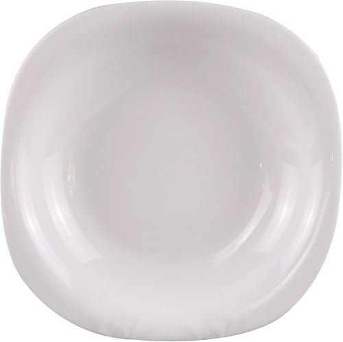 Best House | Bowl Set | Salad Soup Fruit Bowl Set | Opalware | White | 9/23 cm | Set of 6 PCS | Microwave, Oven, and Dishwasher Safe, Serving Dinner Bowl Dinnerware Set