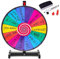 FANTASK 18 Glücksrad Spielzeug Farbe Rad Spiele für Lotteriespiele Wortspiele, (φ48cm)