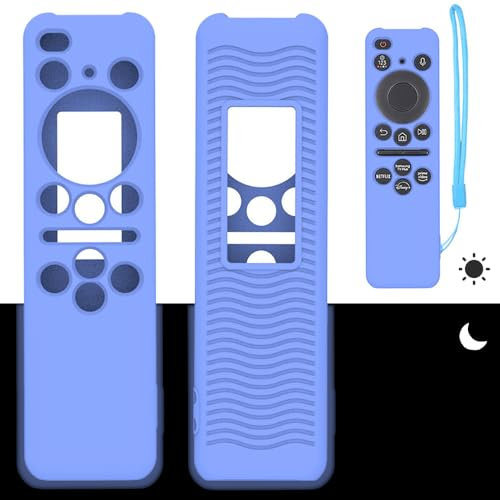 Fernbedienung Hülle für Samsung BN59-01432A / BN59-01432J / TM2360e,rutschfeste Silikon Schutzhülle,leuchtet im Dunkeln,Fernbedienung Abdeckung für TV Zubehör