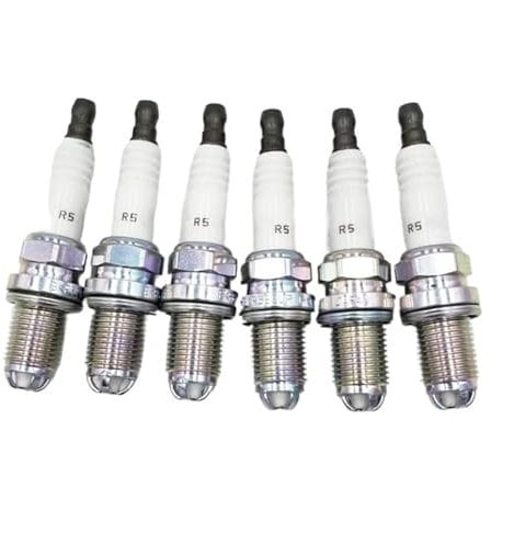 XRYOZDM Zündkerze 4–6 Stück 12120037607 Platin-Zündkerzen kompatibel mit BMW E46 E39 E60 E61 E63 E64 E38 E83 E53 E36 E85 E52 E65 E66 E67 BKR6EQUP(6pcs Spark Plug)