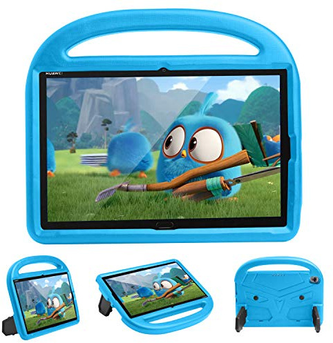 Compatible avec la tablette Huawei MediaPad M5 10,8/MediaPad M6 10,8 pour enfants, résistant aux chocs, léger, en EVA, résistant aux chutes, résistant aux chocs, poignée de protection, étui de