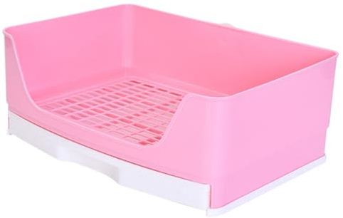 SOIMISS Kaninchen Toilette Kunststoff Auslaufsicher Mit Abnehmbarer Schublade Trainings Töpfchen Für Kleine Haustiere Pflegeleichte Katzentoilette Für Meerschweinchen Zuhause