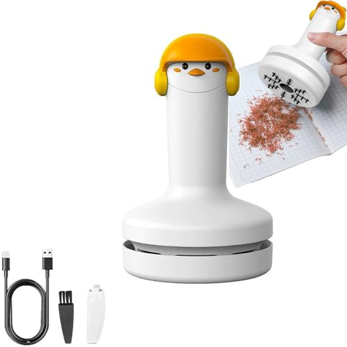 Swertoon Novel & Unique Gadgets Rechargeable Handheld Desktop Vacuum Cleaner Mini Table Dust Sweeper For Cleaning Eraser Crumbs, Dust, Crumbs, Piano, Hairs, Computer, Keyboard,Pets Cleaning Tools