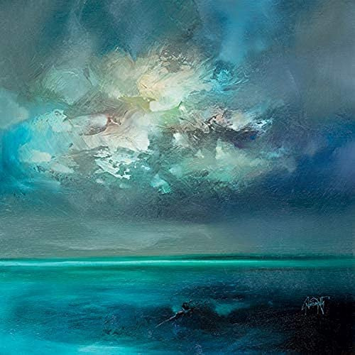 Art Group AFWDC98244 The Scott Naismith Isle of Skye Emerges Canvas Print, Cotton, Multicolour, 85 x 85 x 1.3 cm