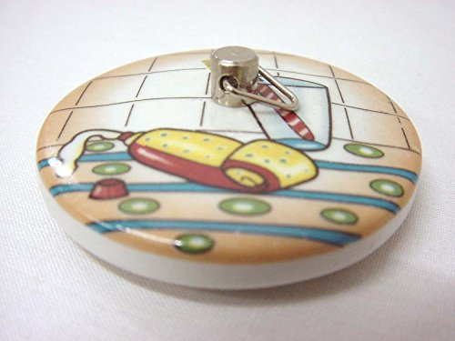 TAPON BAÑERA Lavabo BIDE Fregadero Standard Porcelana Dibujo Cepillo