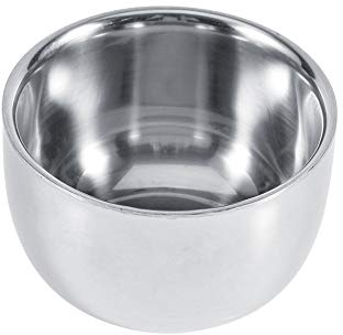 Rasierseifenschale, Edelstahl Schale für Rasierseife Männer Rasierseifenschale, Rasierpinsel Schüssel Edelstahl Friseur Rasierschaum Seife Becher Schüssel Tasse Rasierer Rasierschaum Werkzeug Für Mann