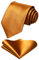 HISDERN Krawatte Kupferbraun Business Krawatte mit Einstecktuch Hochzeit Party Krawatten Set für Männer Geschenke zum Valentinstag Herren krawatte taschentuch,Braun