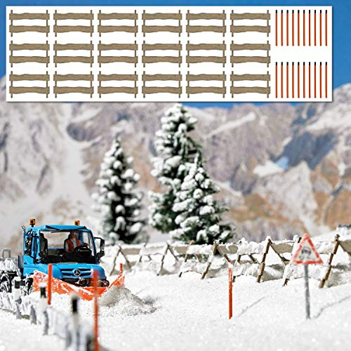 Busch 1120 Snow Fences & Snow Poles Kit