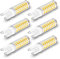 G9 7W Dimmable LED Light Bulbs, Warm White 2700K, 600LM, 60W Halogen Replacement, 220V-240V, 360 Degree, Energy Saving, No Strobe, No Flicker (6-Pack, Dimmable)