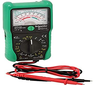 Schneider Electric SC5IMT23213 Analog-Multimeter Cat III, 300 V, Grün