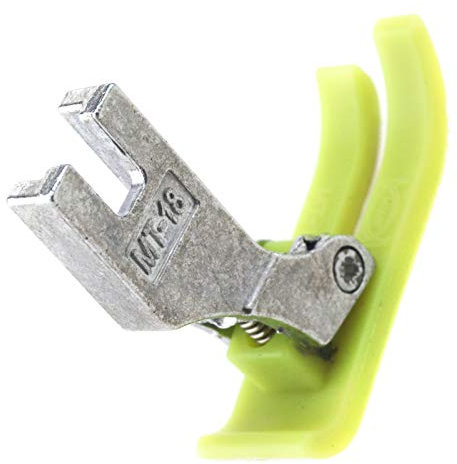 BIYM Pied presseur de téflon pour Machine à Coudre en Cuir PVC MT18 Compatible pour Brother indu