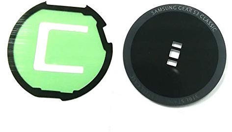 Zurück Batterie Abdeckung Glas Hintertür Ersatz kompatibel mit Samsung Watch Gear S3 R770 SM-R775