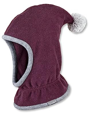 Sterntaler Baby Mädchen Schalmütze Kleinkinder Schalmütze Mütze - Schalmütze Kinder, Schlupfmütze Baby - aus Microfleece - pink, 45