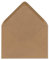 75 DIN C6 Briefumschläge Kraftpapier Braun - 11,4 x 16,2 cm - 120 g/m² Nassklebung Brief-Hüllen ohne Fenster für Einladungen von Ihrem Glüxx-Agent