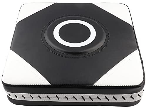 Wall Punch Boxing Bag PU Focus Target Wall Fighting Pad Trainingstasche Trainingsausrüstung für Sanda Taekowndo (schwarz und weiß)