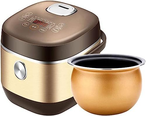 MISKYN Cuiseur À Riz Avec Chauffage Par Induction Et Bol En Céramique, Programme De Cuisson En 7 Étapes, 10 Fonctions Multicuiseurs, Affichage LED (4-5 Litres) 220-240V,4L