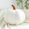 Kürbis Kissen, 3D Gefüllte Kürbis Dekokissen, Schlafzimmer Dekoration, Halloween Kürbis Deko Kissen, Kürbis Überwurfkissen, Home Decoration, Weiß, 35cm