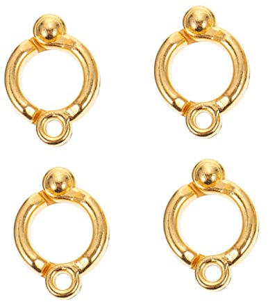 minkissy 4 Stücke Papagei Fuß Metall Vogel Training Fußkettchen Für Papageien Sittiche Nymphensittiche Komfortable