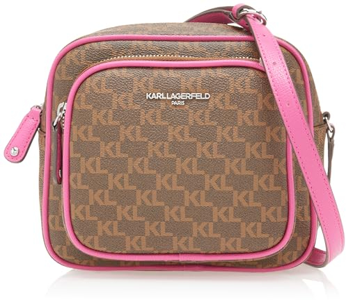 Karl Lagerfeld Paris Damen Valette Crossbody Cross-Body, Himbeere