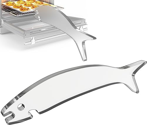 Oven Rack Puller Oven Accessories - Oven Rack Push Pull Tool Puller Stick for Sliding In-and-out Toaster Oven Accessories for Minimizing Burn Risks