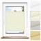 Jalousiescout Plissee Klemmfix ohne Bohren—Jalousie 55x200cm Creme Sichtschutz Fenster Sonnenschutz, Lichtdurchlässig Rollo für Fenster & Tür, Hochwertiges Polyester Pure Plissee