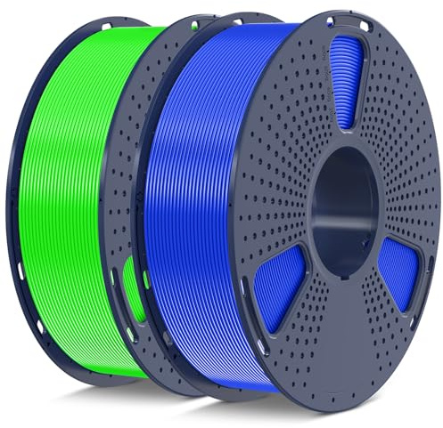 SUNLU PETG Filament Bundle, 1.75mm, 2KG, Blue+Green