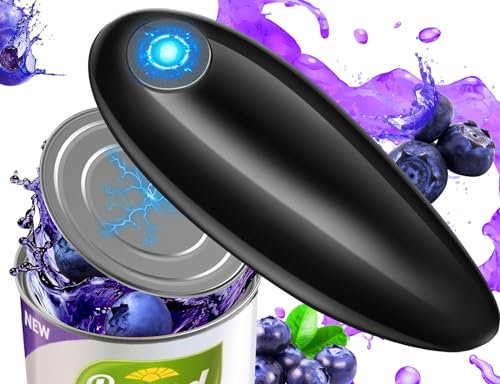 Dosenöffner Elektrisch, Ohne Scharfe Kanten Leicht zu Öffnende Runde Dosen aller Größen, Elektrischer Dosenöffner für Senioren Arthritis-Patienten und Köche, Can Opener Electric spart Zeit und Mühe