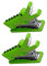 DIYEAH 2St Alligator-Hefter Hochleistungs-Tischhefter Heftgerät für Tiere Schulhefter Mini-Booklet Tierisches Bürozubehör Broschüren werkzeug Desktop-Hefter Buchhefter Kieselgel Green