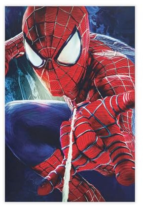 Spider Movie Poster Man Leinwand Poster Wandkunst Dekordruck Bild Gemälde Für Wohnzimmer Schlafzimmer Dekoration Unframe: 12x18inch(30x45cm)