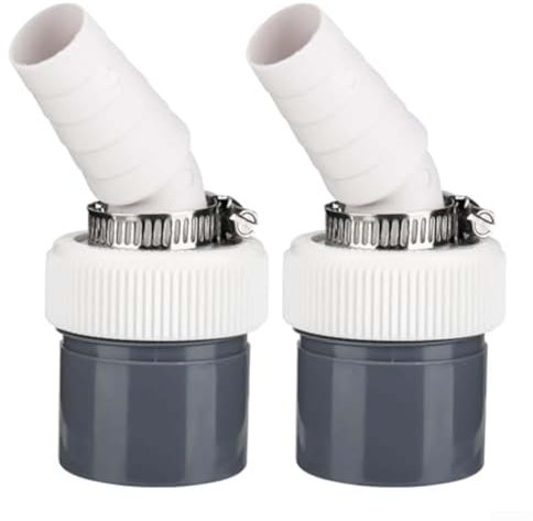 Robust PVC Drain Adapter for Washing Machines, Dishwashers with 40MM Pipe and Secure Gasket Installation