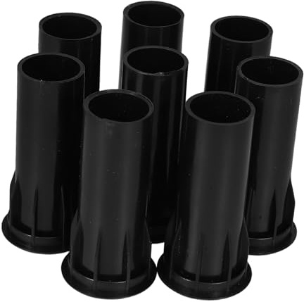 Operitacx 8pcs Plastic Bass Port Tube Subwoofer Reflex Port Audio Bass for Speaker Box Black Finish