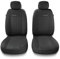 Mossa - Universal Sitzbezüge Auto kompatibel mit Renault Clio II, III, IV (1990-2019) - Autositzbezüge Schonbezüge für Autositze - 2UNE-3