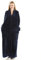 Oksun Accappatoio morbido da donna, taglie forti, in pile, con cerniera, No Hood-navy, X-Large