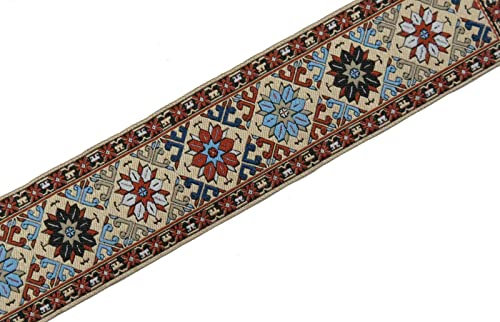 Melody Jane Puppenhaus Gewebt Treppen Beige Geometrische Bodenbelag