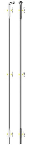 Sapim CX-Ray Aero J-Bend Spokes, Silver, 284mm