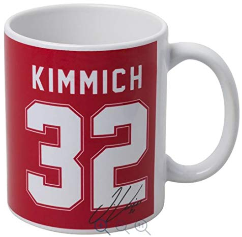 FC Bayern München Tasse Kimmich Munich, Spüchetasse Kaffeetasse Kaffeebecher Cup Mug (Rekordmeister)