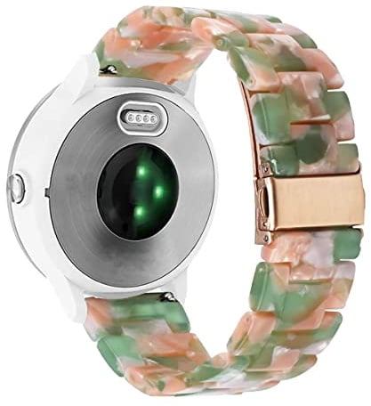 Abanen Watch Band for Garmin Venu 2 Plus/Venu Sq/Vivoactive 5, 20mm Quick Release Resin Lightweight Wristband with Stainless Steel Buckle