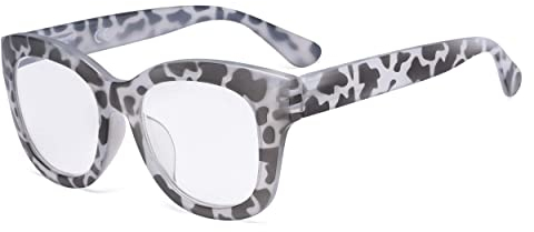 Eyekepper Übergroß Lesebrille - Retro Lesehilfe für Frauen - Grau/Schildkröte +2.50