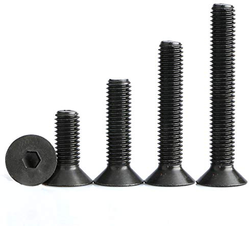 10.9 Senkkopf-Innensechskantschraube, schwarze Schraube, M12-M12 * 40 mm (20 Stück)