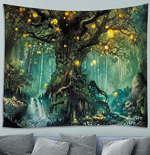 Awesocrafts Tapisserie Wandbehang Trippy Schwarz und Weiß Nadeln Psychedelic Hippie Mandala, Wandteppich für Schlafzimmer College Wohnheim Wohnzimmer Wanddekoration Kunst