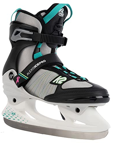 K2 Skates Damen Schlittschuhe Alexis Ice Pro, black - teal, 25F0016.1.1.040
