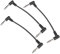 BRIEFCEC Guitare Patch Câble Jack Stéréo 15cm, 6,35mm Cordons Patch Professionnel pour Pédales D'effet Guitare/Basse (15CM, Stéréo, 3Pièces)