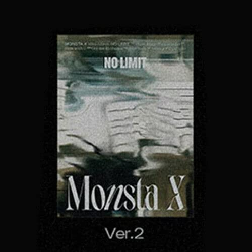 MONSTA X [ NO LIMIT ] 10th Mini Album ( VER.2 ) 1ea CD+96p Photo Book+1ea Photo Card+1ea Sticker+1ea Folded Poster(On pack)+1ea PRE-ORDER ITEM+2ea STORE GIFT CARD
