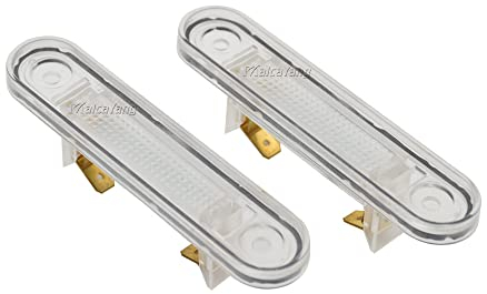 Malcayang Weiße LED Kennzeichenbeleuchtung Rücklicht Kennzeichenleuchte Rücklicht Ersatz für Benz E-Klasse W124 W201 C-Klasse W202