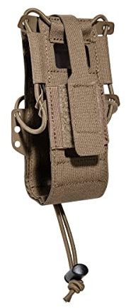 Tasmanian Tiger TT Digi Radio Pouch L Funkgeräte-Tasche, Flache, Molle-kompatible Tasche für Digitale Funkgeräte, Coyote Brown