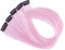 CAISHA 5 Teile Set 60cm Bunte Strähne Strähnchen Clip in Extension Haarverlängerung Glatt Langhaar Haarteil Babyrosa BST126